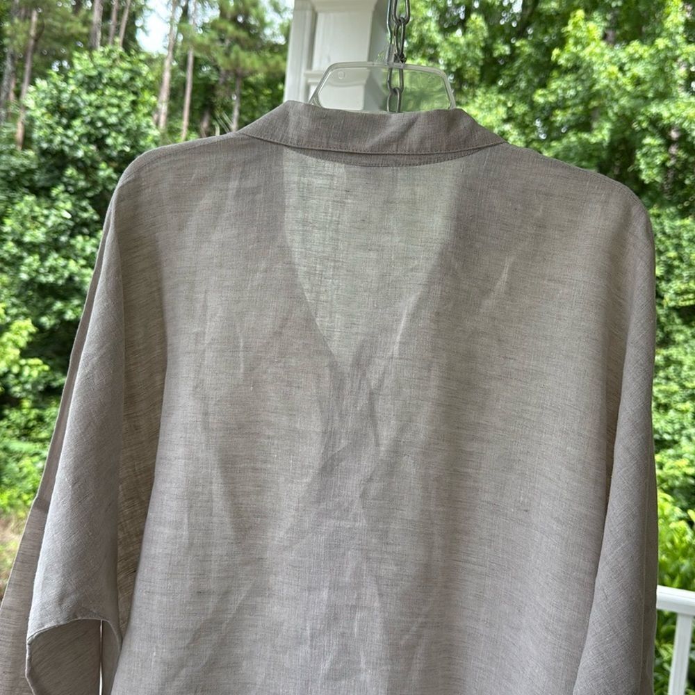 Planet Light Tan Oversized Blouse - One Size Fits All - - Picture 7 of 13
